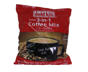 Coffee 3In1Mix Inst (Goldkili) 1Pkt X 30S X18G 金麒麟三合一即溶咖啡
