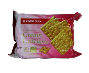 Cream Crackers (Khong Guan) 1pkt x 300g (12mini packs) 梳打饼（康元）