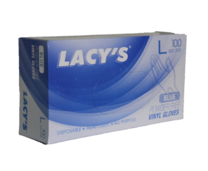 Lacy's Gloves Disposable blue  (M / L) 1Box x 100pcs 手 套