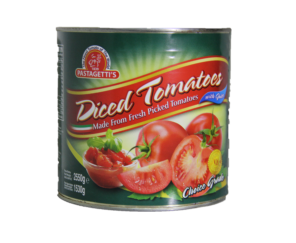 Diced Tomatoes(Pastageti) 2550g 罐头茄汁切(大罐)(小方快)