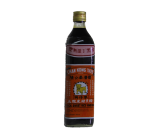 Chan Kong Thye Double Black Vinegar (Dog's Brand) 750ml 双料添丁黑醋狗醋